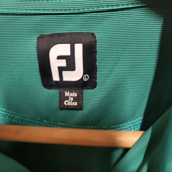 FJ Golf Performance Polo Shirts Mens Large Wynstone & Woodland Golf Country Club - Picture 14 of 14